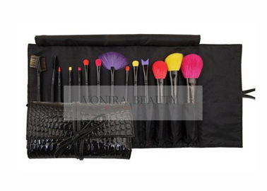 Buy Wholesale China Makeup Brush Roll Bag Private Label Synthetic Leather  Cosmetic Bag For 14pcs Makeup Brushes Set & Makeup Bag at USD 0.9